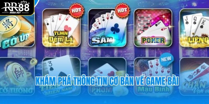 Top 3 game bài hot nhất thị trường RR88